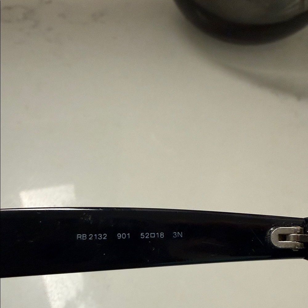Ray-Ban RB2132 Wayfarer Classic Black Sunglasses - Picture 2 of 5